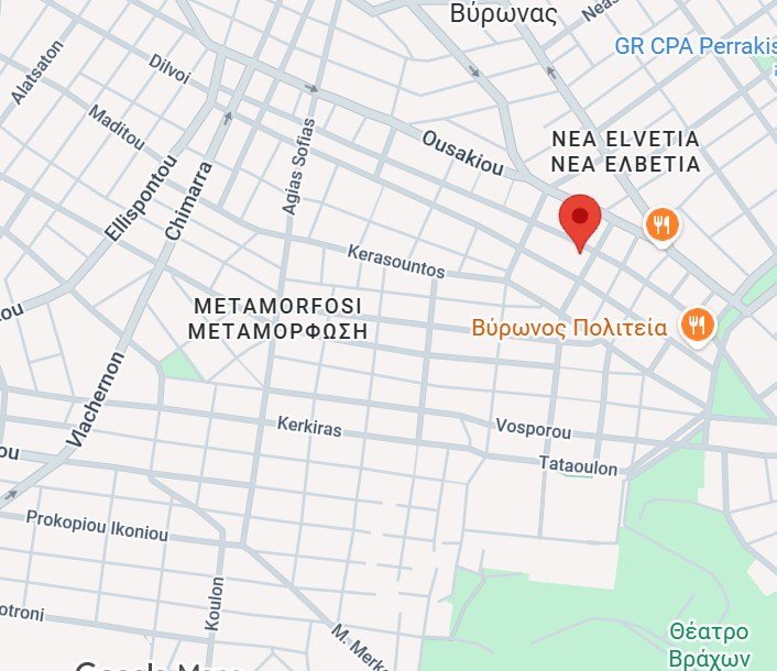 Map location of Magnisias 72
